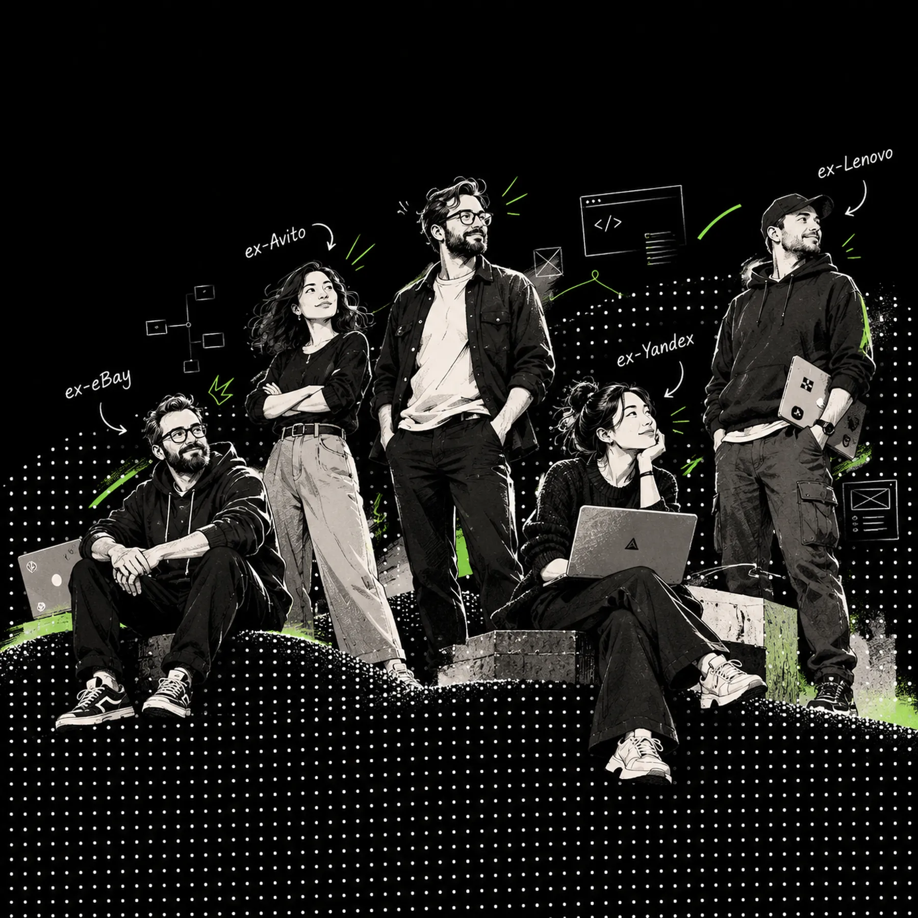 Команда Wild Factory: пять инженеров, бывшие сотрудники eBay, Avito, Yandex и Lenovo